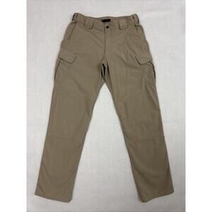 5.11 Tactical Stryke Pants Mens 34x36 Khaki Cargo Ripstop Flex Tac